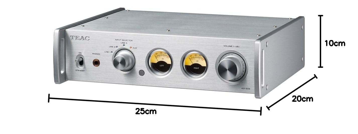 Teac AX-505-B Stereo tam güçlendirici (kanal başına 115 Watt, güç